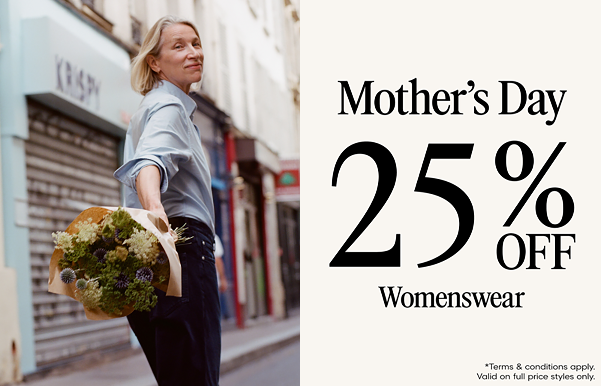 25% Off Womenswear GANT Mother's Day Sale